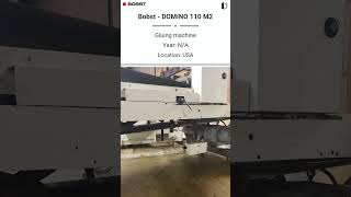 Used Gluing Machine  Bobst  DOMINO 110 M2 for SALE Machinedalal [upl. by Shelli]