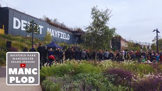 Mayfield Park Manchester  Grand Opening 22SEP22 4k60FPS [upl. by Huei]