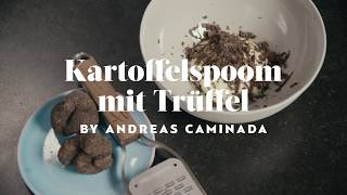 Andreas Caminada kombiniert Trüffel und Kartoffelspoom  GaultMillau Schweiz [upl. by Kcirevam124]