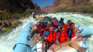 Lava Falls Rapid  38 foot drop  Grand Canyon  Wilderness River Adventures Slow Motion [upl. by Maryjo]