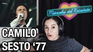 REACCION VIDEO EN VIVO DE CAMILO SESTO  GETSEMANI LIVE 1977 OFICIAL MIERCOLES DEL RECUERDO [upl. by Birdie272]