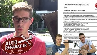 Kundendienst  Inspektion an deinem Fahrzeug ganz einfach selber machen Tutorial [upl. by Shig]