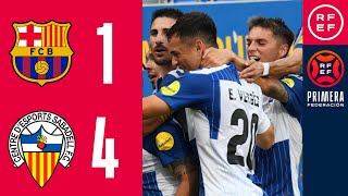 RESUMEN PrimeraFederación  FC Barcelona Atlètic 14 CE Sabadell  Grupo 2  Jornada 8 [upl. by Cecilia]