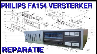 Philips VersterkerFA154 Reparatie [upl. by Tessy]