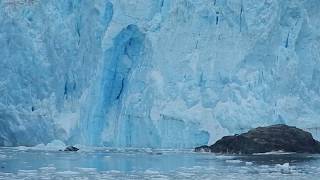 Glacier Calving Kenai Fjords National Park [upl. by Girhiny]