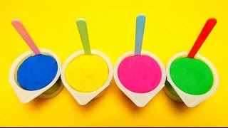 Ice Cream Cups with PlayDough amp Surprise Toys for Toddlers [upl. by Eilah980]