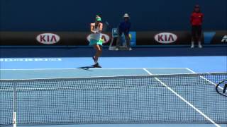 Sara Errani v Yanina Wickmayer highlights 3R  Australian Open 2015 [upl. by Sedda]