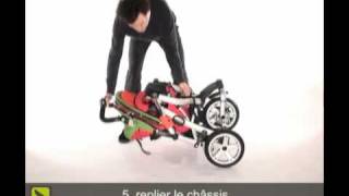 PoussetteMagazine  pliage de la poussette Jané Slalom Pro [upl. by Pachton]