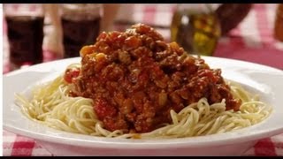 How to Make Meaty Spaghetti Sauce  Pasta Recipe  Allrecipescom [upl. by Hedley]