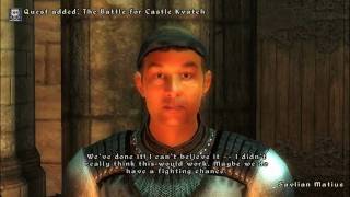 Oblivion Walkthrough  Main Quest  Battle for Castle Kvatch  Into the Chapel  Find Martin [upl. by Irrok]