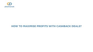 Profit Maximization though Cashback [upl. by Nicram]