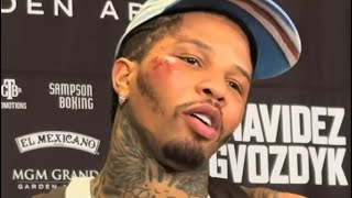 Gervonta Davis SHUTS DOWN Shakur Stevenson QUESTIONS GETS ANNOYED amp says hes NOT DUCKIN amp DODGIN [upl. by Oiluarb138]