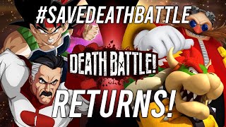 DEATH BATTLE Returns with Bardock VS OmniMan and Bowser VS Eggman Teaser SaveDEATHBATTLE [upl. by Margalo]