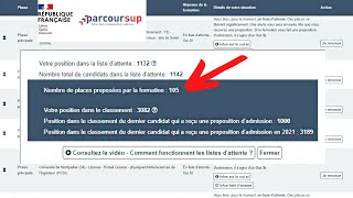 liste dattente comment ça marche comment savoir si vous avez une chance Parcoursup admission ibra [upl. by Zandt]