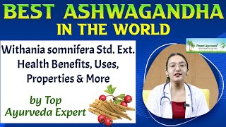 Best Ashwagandha in the World Withania somnifera Std Ext Health Benefits Uses Properties amp More [upl. by Anej171]