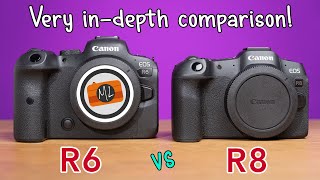 Canon R6 vs R8 InDepth Comparison plus R8 vs RP  R8 vs R6 II [upl. by Kilgore]