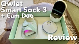 Owlet Smart Sock 3 Review   Baby Monitor Duo  Is the Owlet Sock a MUST HAVE [upl. by Annairdna]