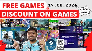 Claim amp Play these New Free Games amp Discount on Games  170824 🔥freegames discountongames [upl. by Aleira]