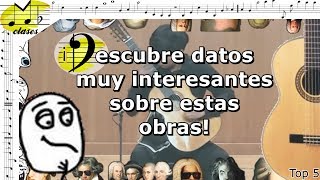 🎼Las 5 obras para guitarra acústica más difíciles jamás compuestas🎼 [upl. by Diana]