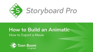 How to Export to Movie with Storyboard Pro [upl. by Eenat]