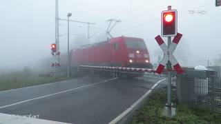 Railroad Crossing  Eltville DE  Bahnübergang Oberwallufer Straße [upl. by Adnael610]