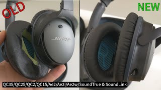 How To Remove amp Replace Bose Quietcomfort Earpads Cushions [upl. by Rorie]