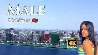 Male Capital of the Maldives 🇲🇻 By Drone 4k male maldives dronevideo [upl. by Neillij267]