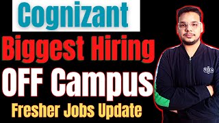 Cognizant Hiring Freshers  OFF Campus Job Drive  2024  2023  2022 Batch Hiring  New Jobs [upl. by Lemcke952]