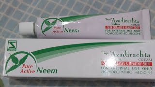 AZADIRACHTA INDICA HOMEOPATHIC CREAM  NEEM USES AND BENIFITES DETAILS BENGALY [upl. by Sparkie]