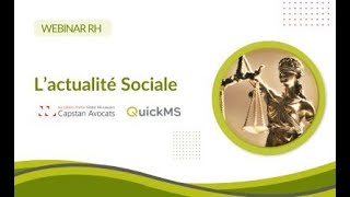 Actualité sociale du 17 septembre 2024  QuickMS X Capstan [upl. by Lamson]