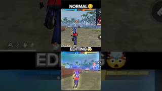 Normal VS Editing 🤯 ffeditz 1410gaming freefire [upl. by Gilpin27]