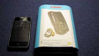 Cracked  Broken Glass Screen on iPhone 3GS 32 GB Giveaway video [upl. by Florencia]