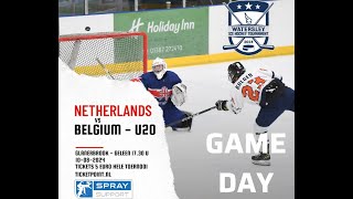 Watersley Icehockey Tournament  Netherlands U20 vs België U20 [upl. by Isbella544]