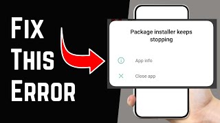 Package Installer Keeps Stopping  Package Installer Has Stopped  Miui 13 App Install Problem [upl. by Gravante222]