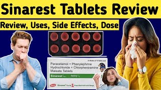 Review Paracetamol Phenylephrine Hydrochloride and Chlorpheniramine Maleate Table  Sinarest tablets [upl. by Talley778]