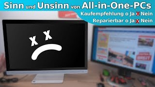 Sinn und Unsinn von AllInOnePCs 😣 Reparierbar  Kaufempfehlung [upl. by Cilla]