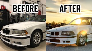 BUILDING A BUDGET E36 DRIFT CAR IN 16 MINUTES [upl. by Smith320]