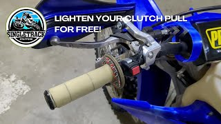 Lighten your clutch pull for free  YZ250X [upl. by Kcirde118]