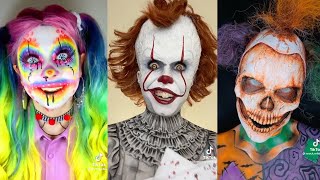 AFRO CIRCUS TIKTOK COMPILATION  HALLOWEEN MAKUP [upl. by Adelaide]