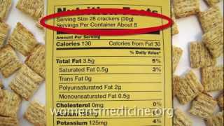 Nutrition Labels 101 What is a serving size and how do I calculate calories [upl. by Monk]