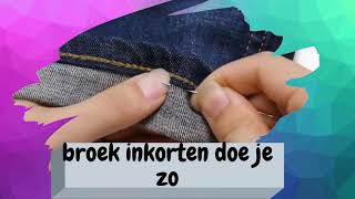 Broek Te Lang Broek Kort Maken Zo Gedaan [upl. by Blader413]