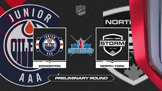 2024 Esso Cup  Edmonton Jr Oilers vs North York Storm [upl. by Alboran]