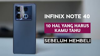 MENANG BANYAK Kelebihan Dan Kekurangan Infinix Note 40 [upl. by Sension]