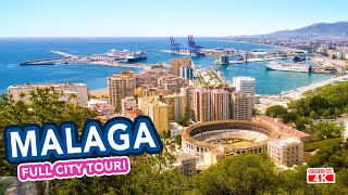 MALAGA CITY TOUR  One of the most beautiful cities in Spain [upl. by December730]