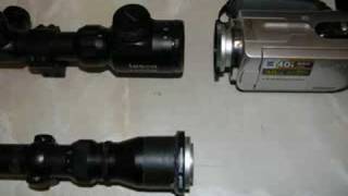 Fitting camera to rifle scope [upl. by Doolittle]