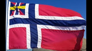 National anthem  Kingdom of Norway 1820 «Sønner af Norge» National flag 18441899 [upl. by Eillas]