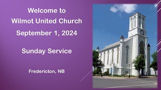 Wilmot United Church  September 1 2024 1100 AM Service [upl. by Aitercal204]