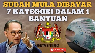 TAHNIAH SUDAH MULA DIBAYAR BANTUAN KEWANGAN MAKSIMA RM500 [upl. by Delly695]