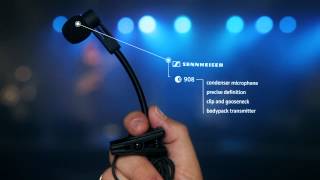 Sennheiser e 908  Brass and Drums Condenser Microphone  Studio Live Recording [upl. by Anrak908]