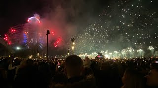 Belgrade New Year Eve2024 Belgrade Waterfront Fireworks [upl. by Blumenthal727]